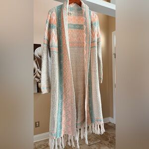 Cozy Multicolor Knit Cardigan